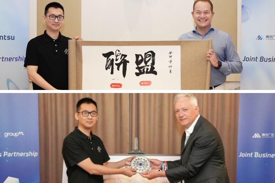 Tencent announces joint digital ads partnership with GroupM & Dentsu