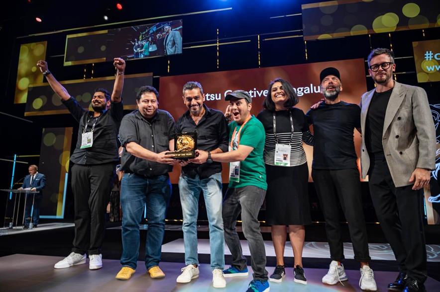 Dentsu Creative Bengaluru wins agency of the year at Cannes Lions 2022