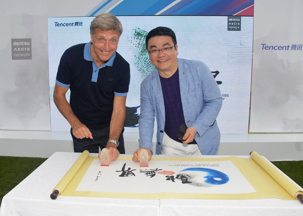 Tencent and Dentsu Aegis Network sign next-era partnership at Cannes Lions