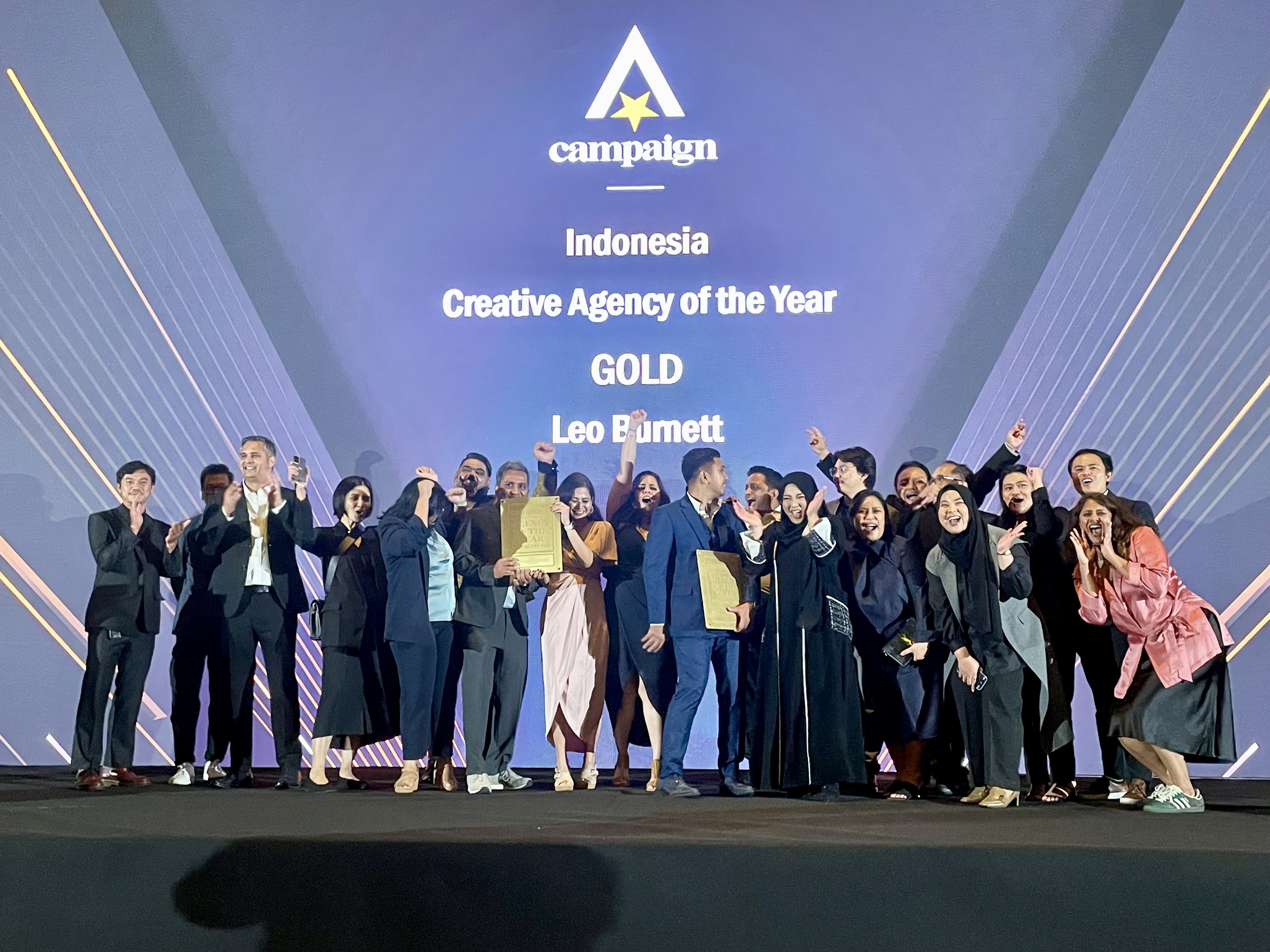 Big night for Leo Burnett across multiple Southeast Asian markets at Agency of the Year Awards in Jakarta