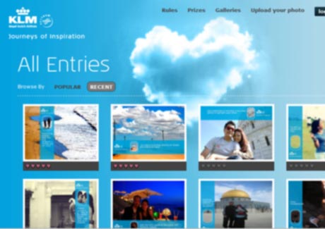 KLM launches love-themed microsite on Valentine’s Day
