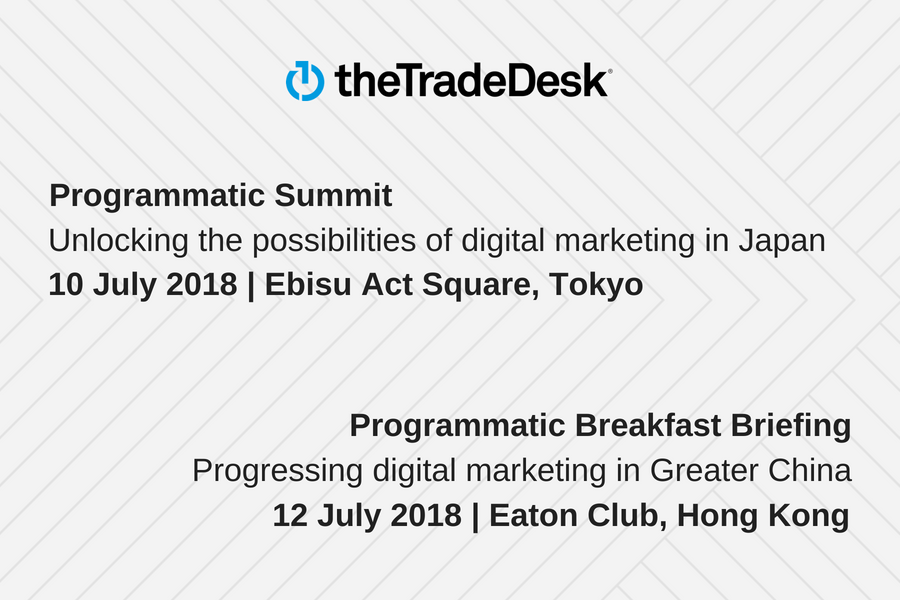 Programmatic Summit returns to Tokyo and Hong Kong