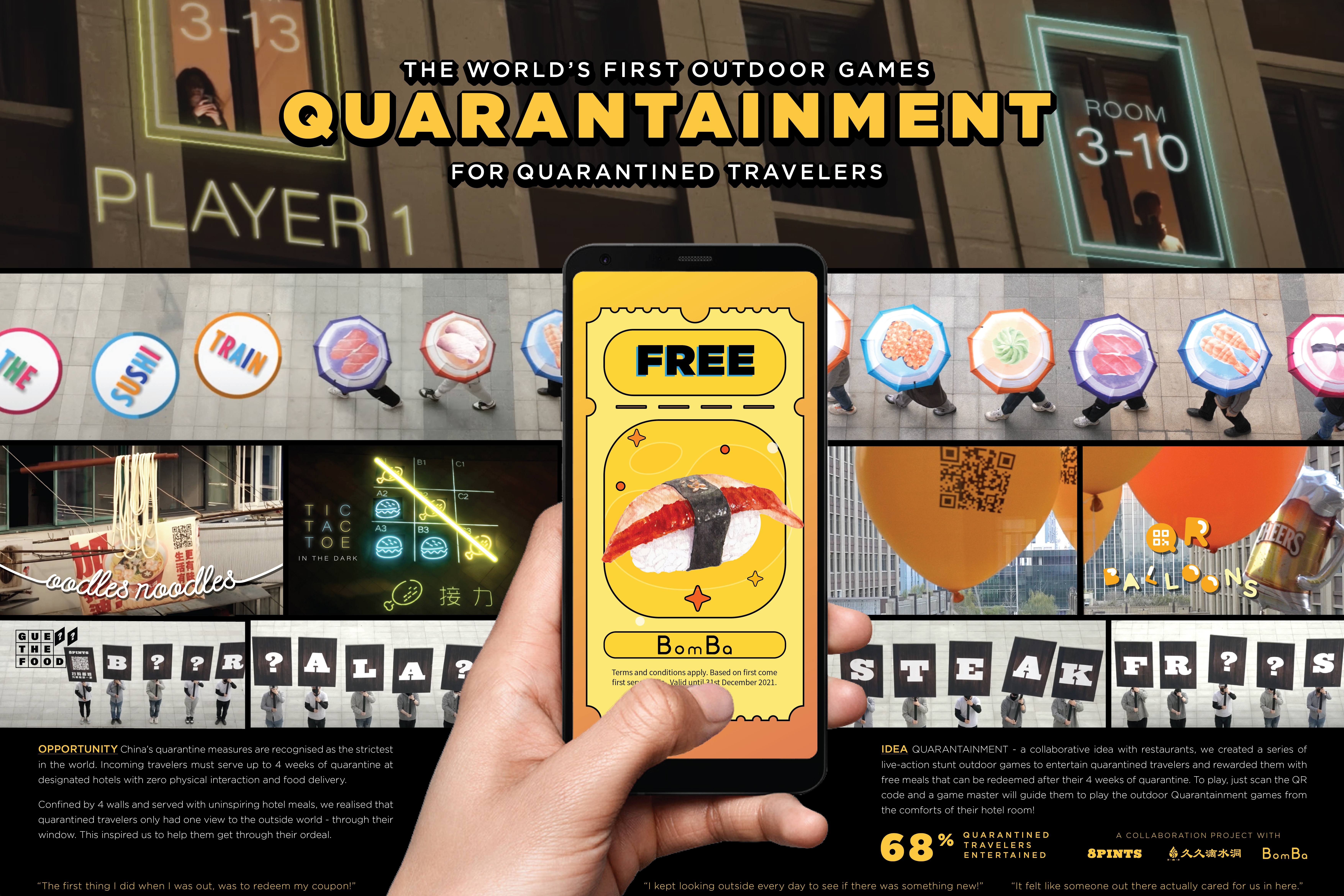 Quarantainment for the quarantined