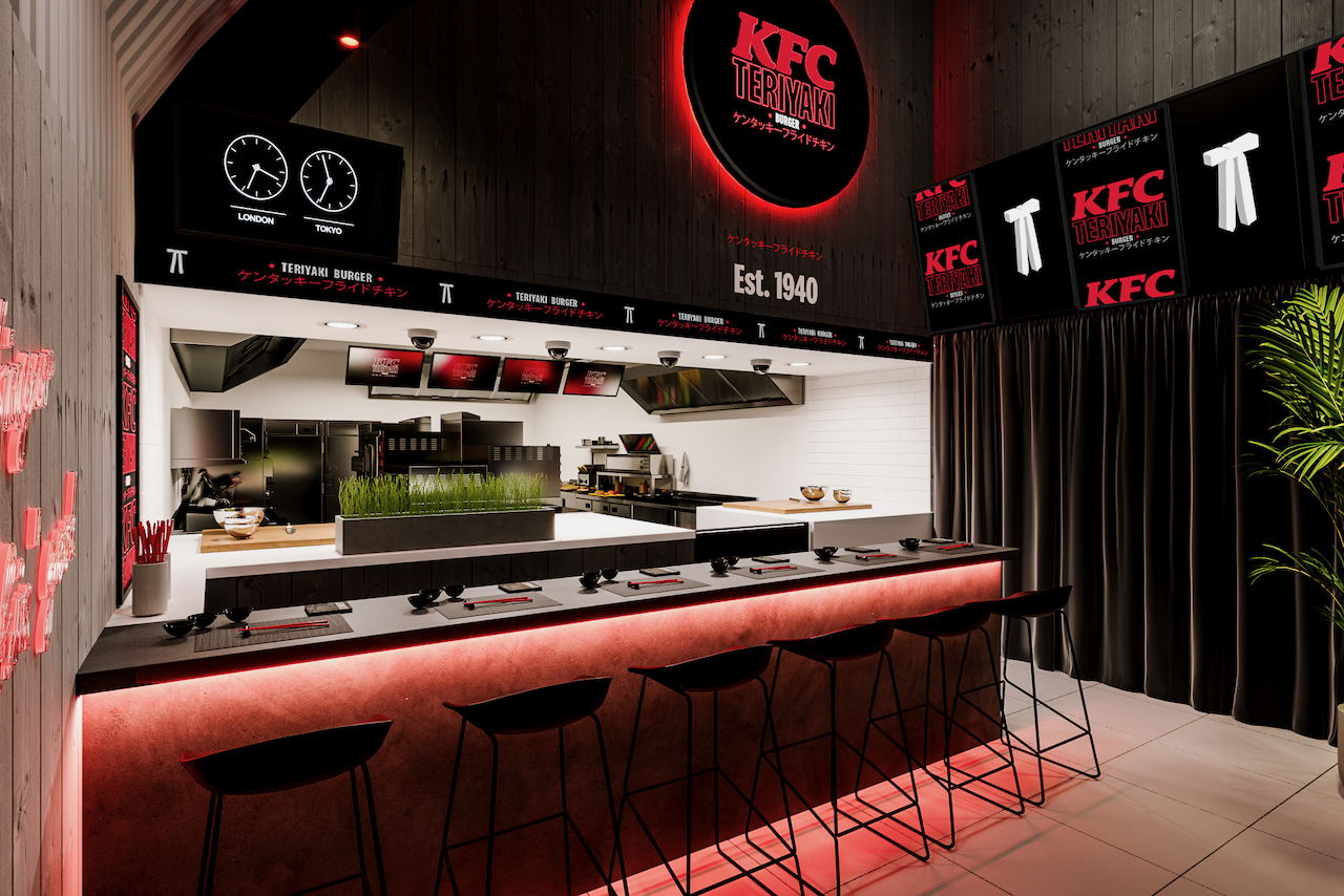 KFC converts restaurant into omakase experience to celebrate Teriyaki Burger launch