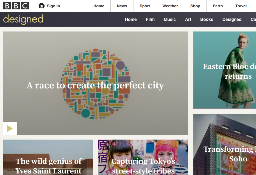 BBC.com launches section ‘Designed’ to lure luxury advertisers