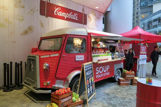 Campbell's soup aims to warm up Hong Kong