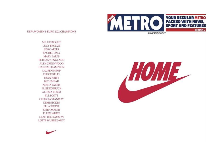 'It's home': how brands are reacting to England's Euro 2022 victory