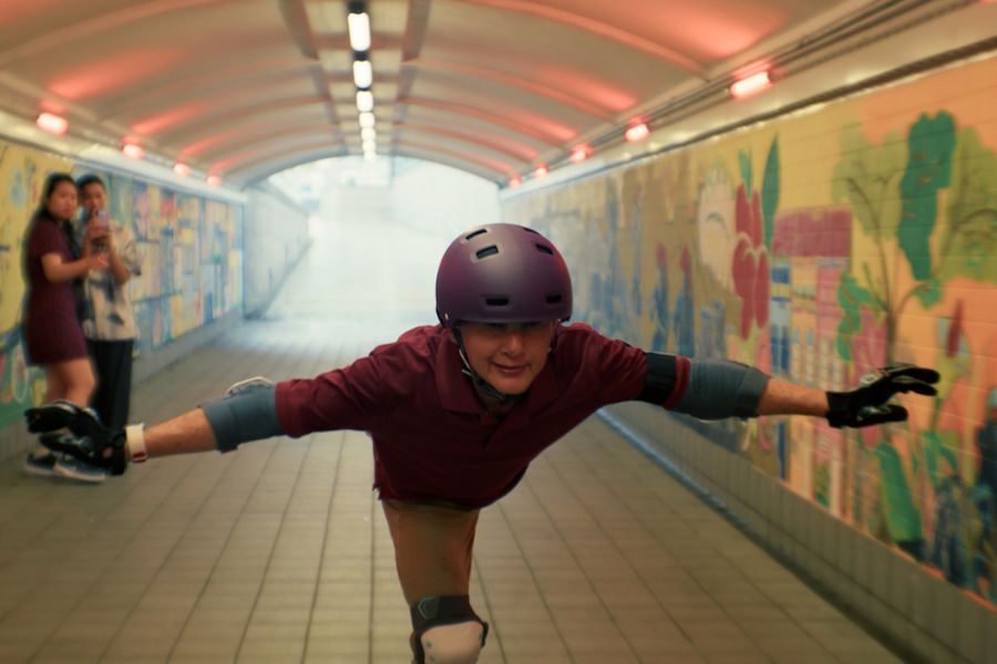 Singtel's new CNY film stars a 70-year-old skater, reinventing cool and lifelong tech adoption