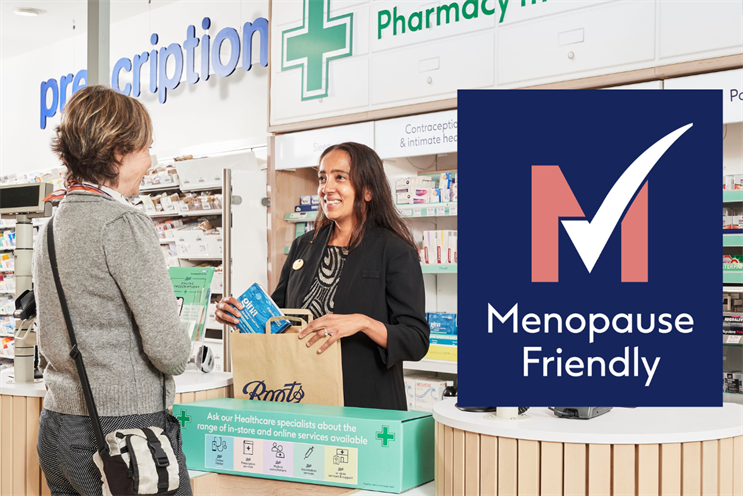 Boots introduces symbol denoting menopause-friendly products