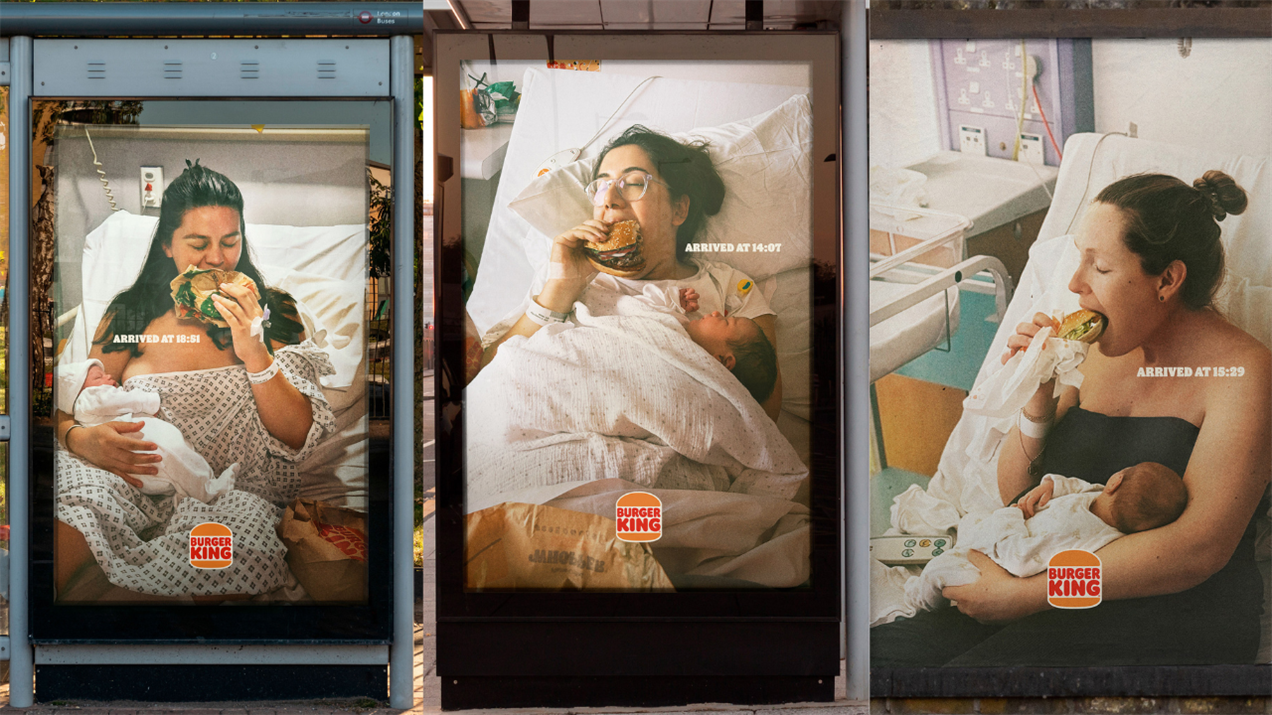 Burger King’s controversial post-birth meal: Do ‘shock factor’ ads boost sales?