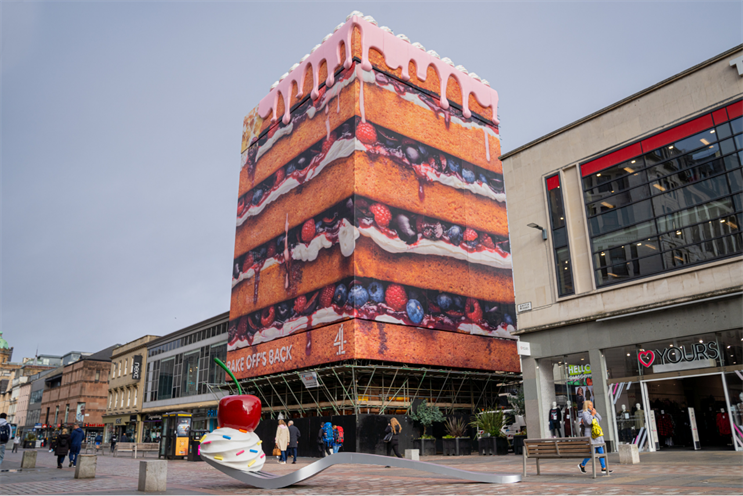Gigantic cake stirs up hype for new season of 'Bake Off'