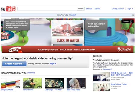 Big brands back YouTube Singapore