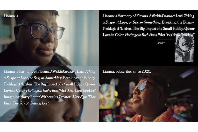 The New York Times highlights subscribers in new campaign