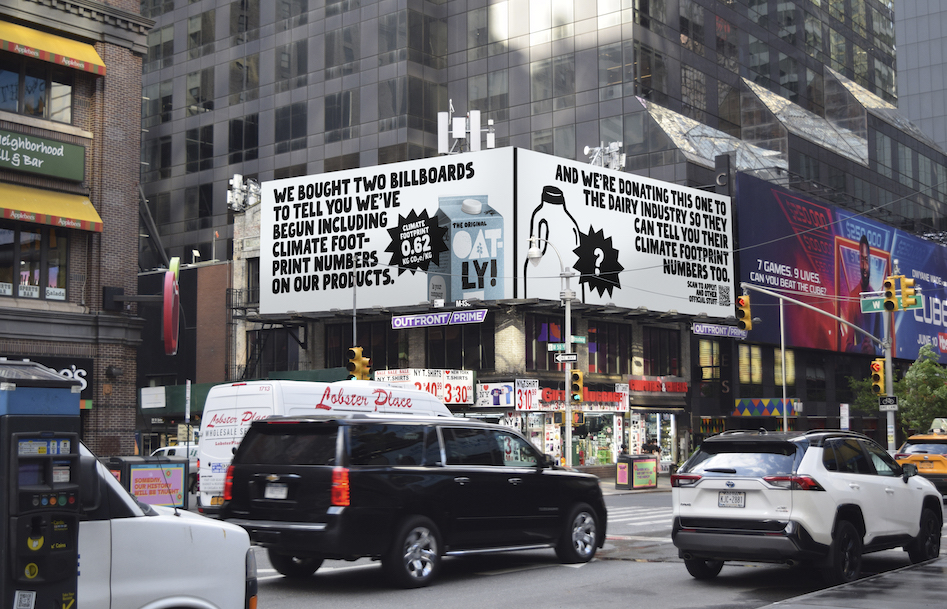 Oatly offers free advertising to dairy rivals willing to reveal carbon footprint
